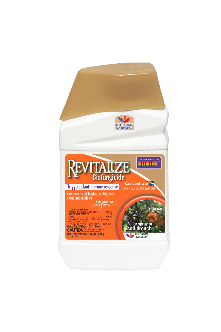 Bonide Revitalize Bio Fungicide 16oz Concentrate