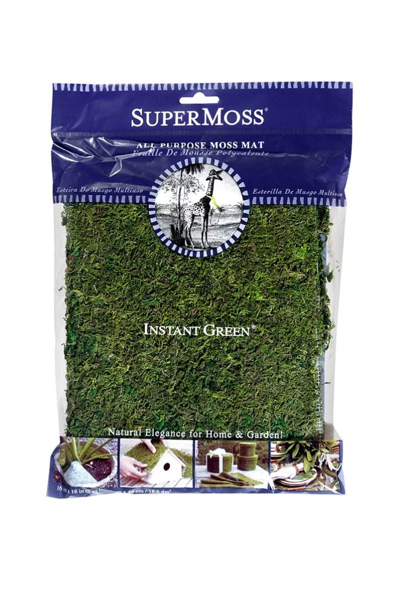 SuperMoss Instant Green Moss Mat 18" x 16"