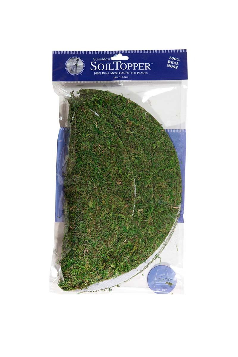 SuperMoss Instant Green Soil Toppers 12" Round 3 Pack