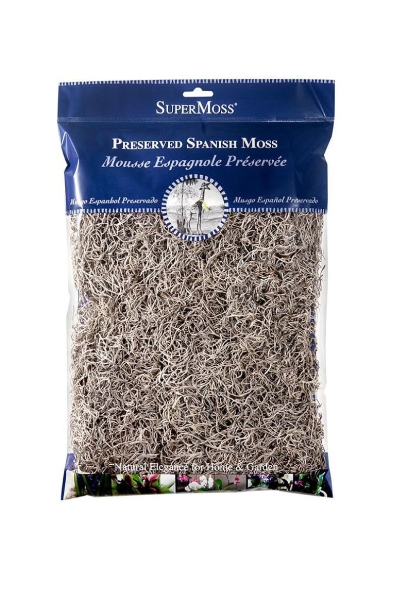 SuperMoss Preserved Spanish Moss Natural 8 oz