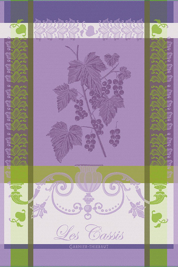 Garnier-Thiebaut Les Cassis Purple Towel