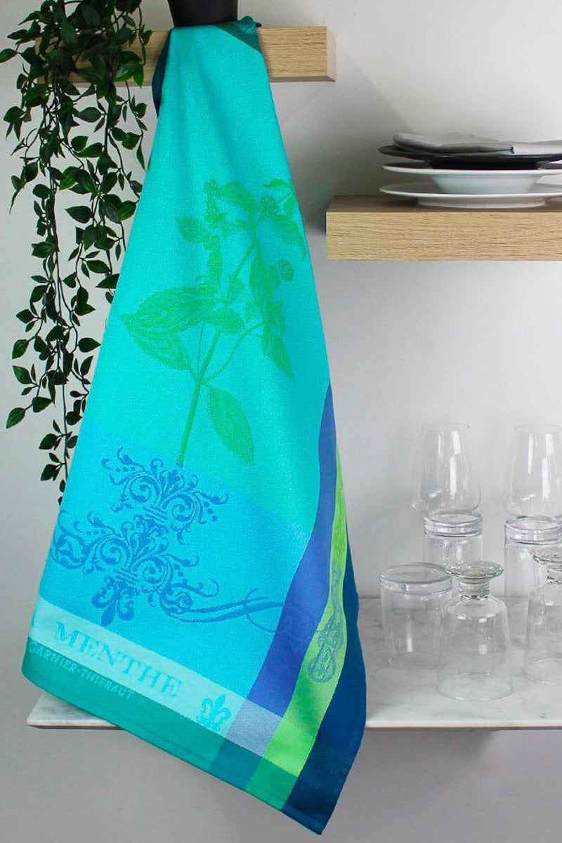 Garnier-Thiebaut Brin De Menthe Chlorophylle Kitchen Towel