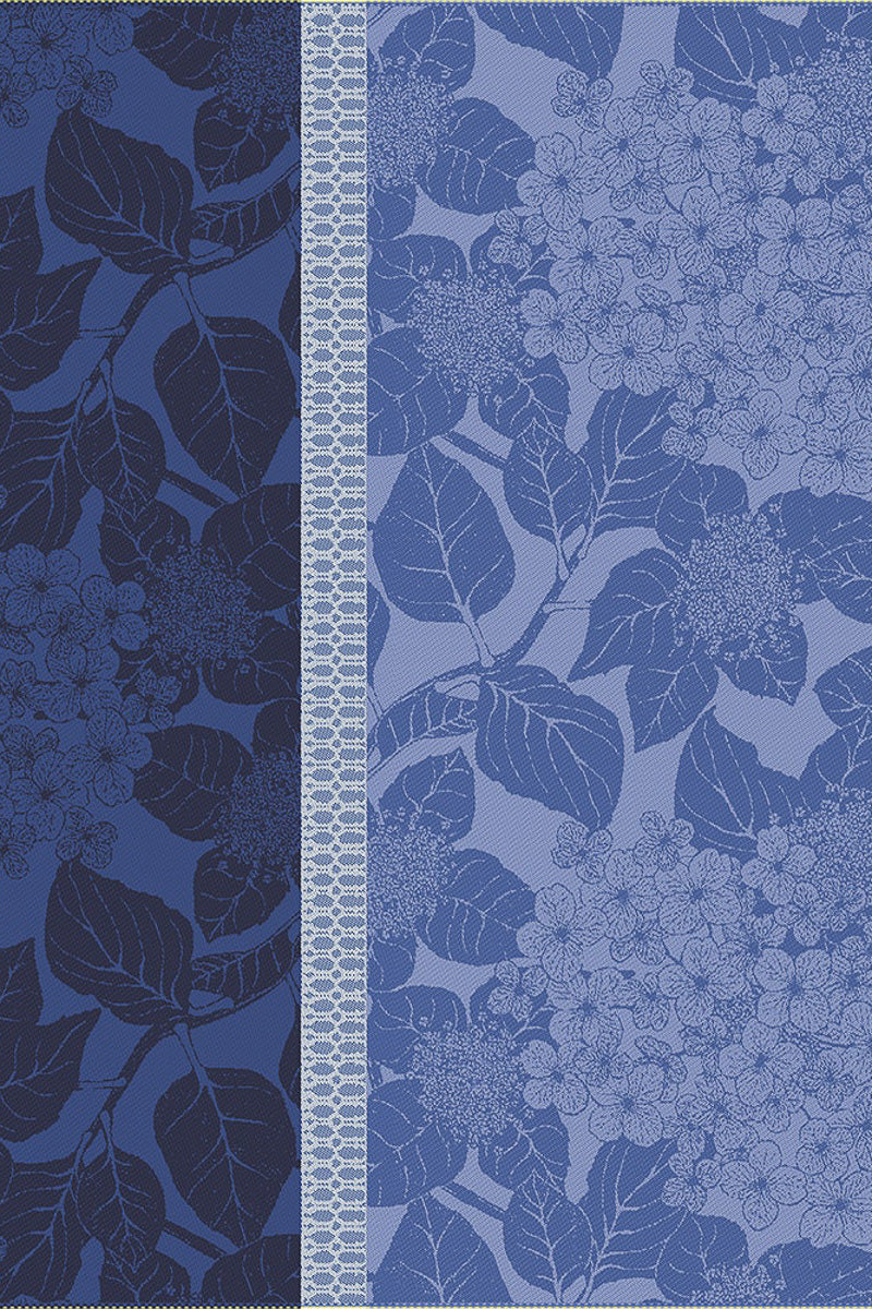 Garnier-Thiebaut Hortensias Bleu Napkin 22"