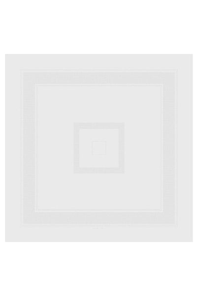 Garnier-Thiebaut Signature Blanc Tablecloth 61" x 89"