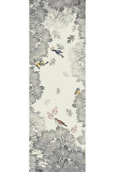 Garnier-Thiebaut Monochrome Fusain Tablecloth 61" x 61"