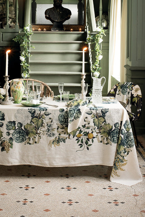 Garnier-Thiebault Giardino Tablecloth Natural 61"x102"