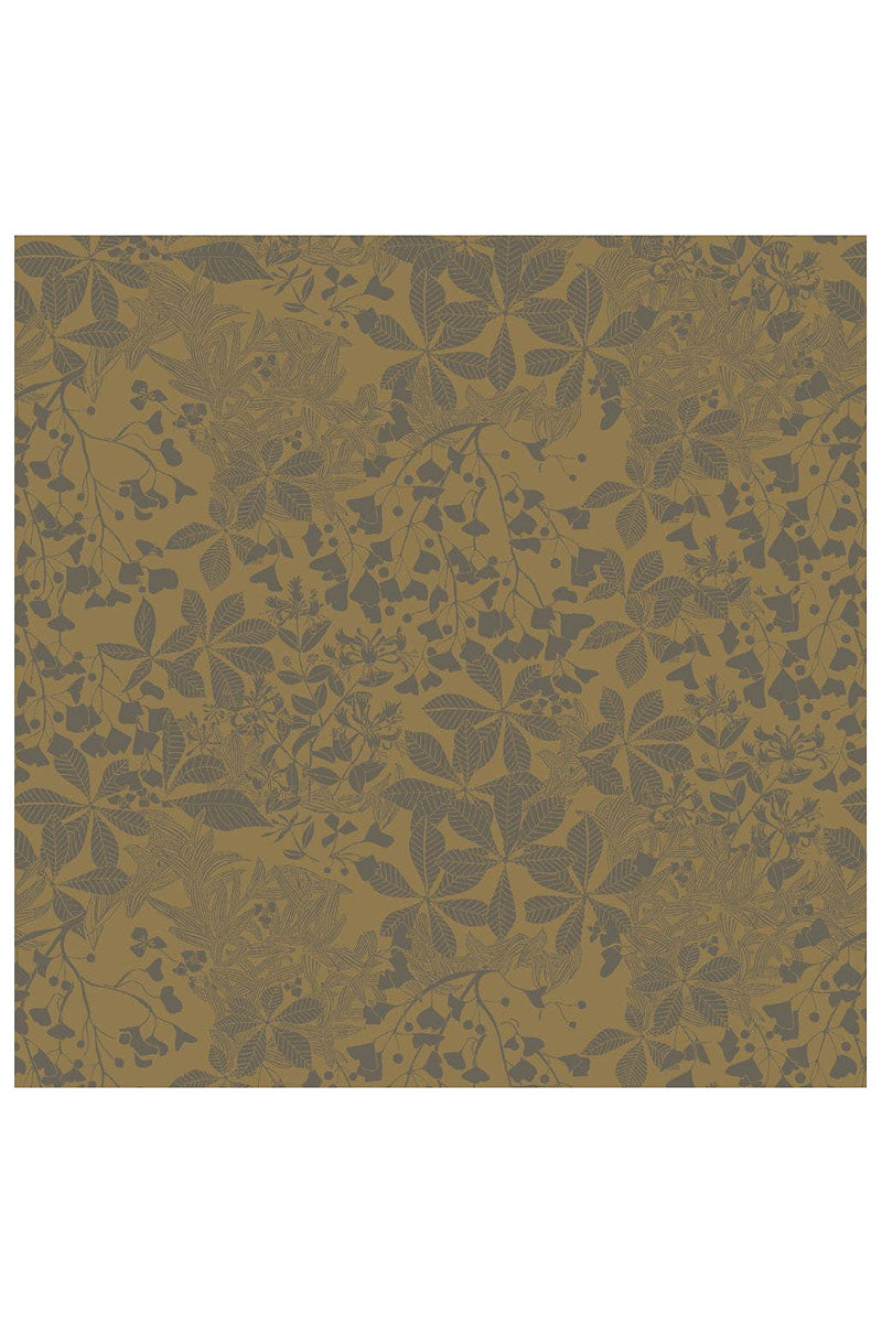 Garnier-Thiebaut Super Nature Tablecloth 71"x71" Or Pale