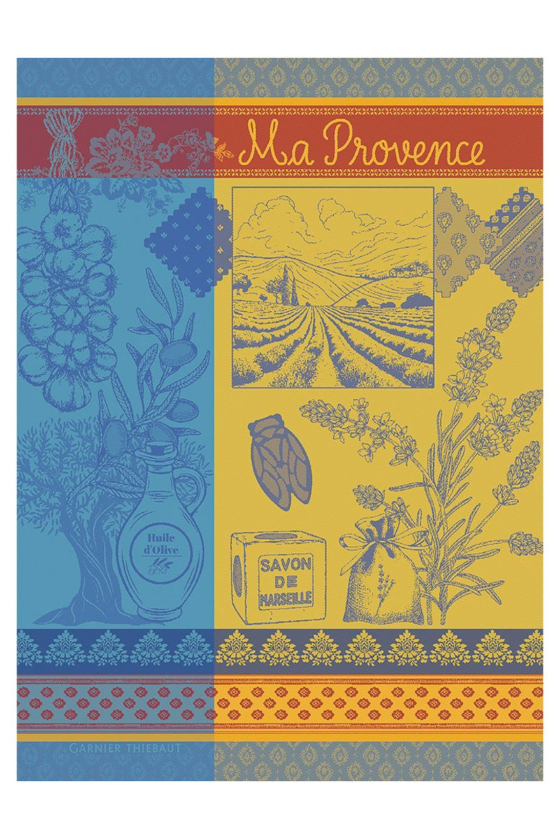 Garnier-Thiebaut Ma Provence Curry Kitchen Towel