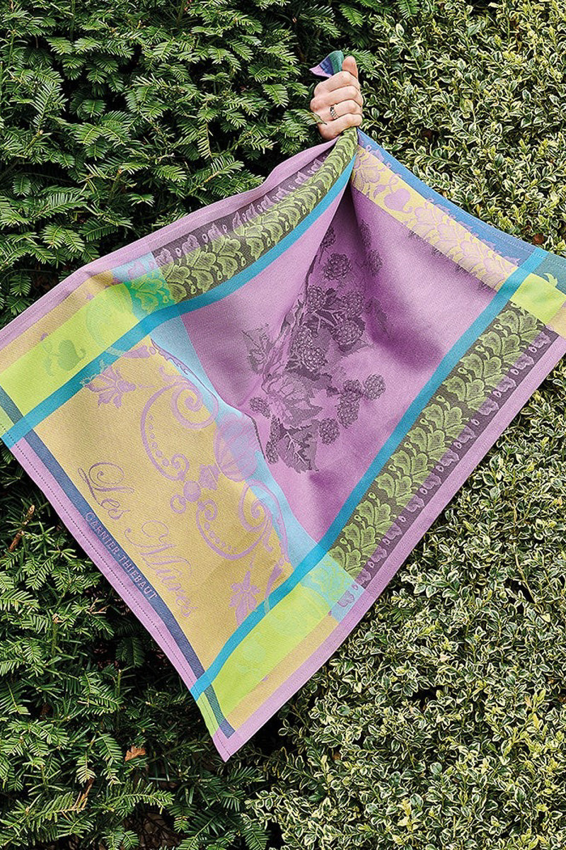 Garnier-Thiebaut Les Mures Violet Kitchen Towel