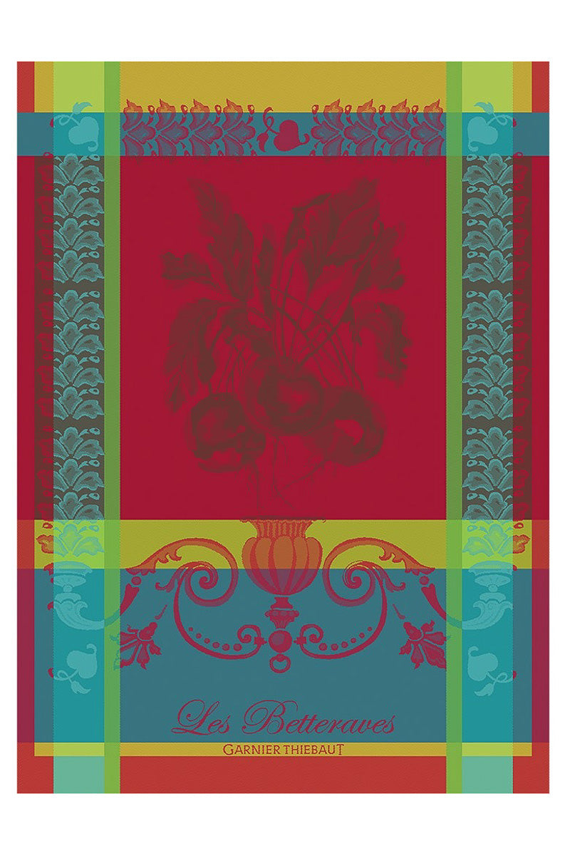 Garnier-Thiebaut Les Betteraves Rouge Kitchen Towel