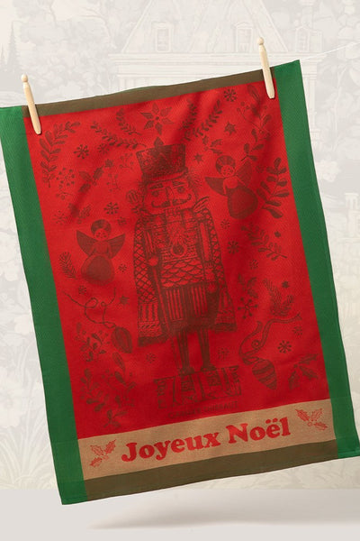 Garnier-Thiebaut Casse Noisette Noel Rouge Towel