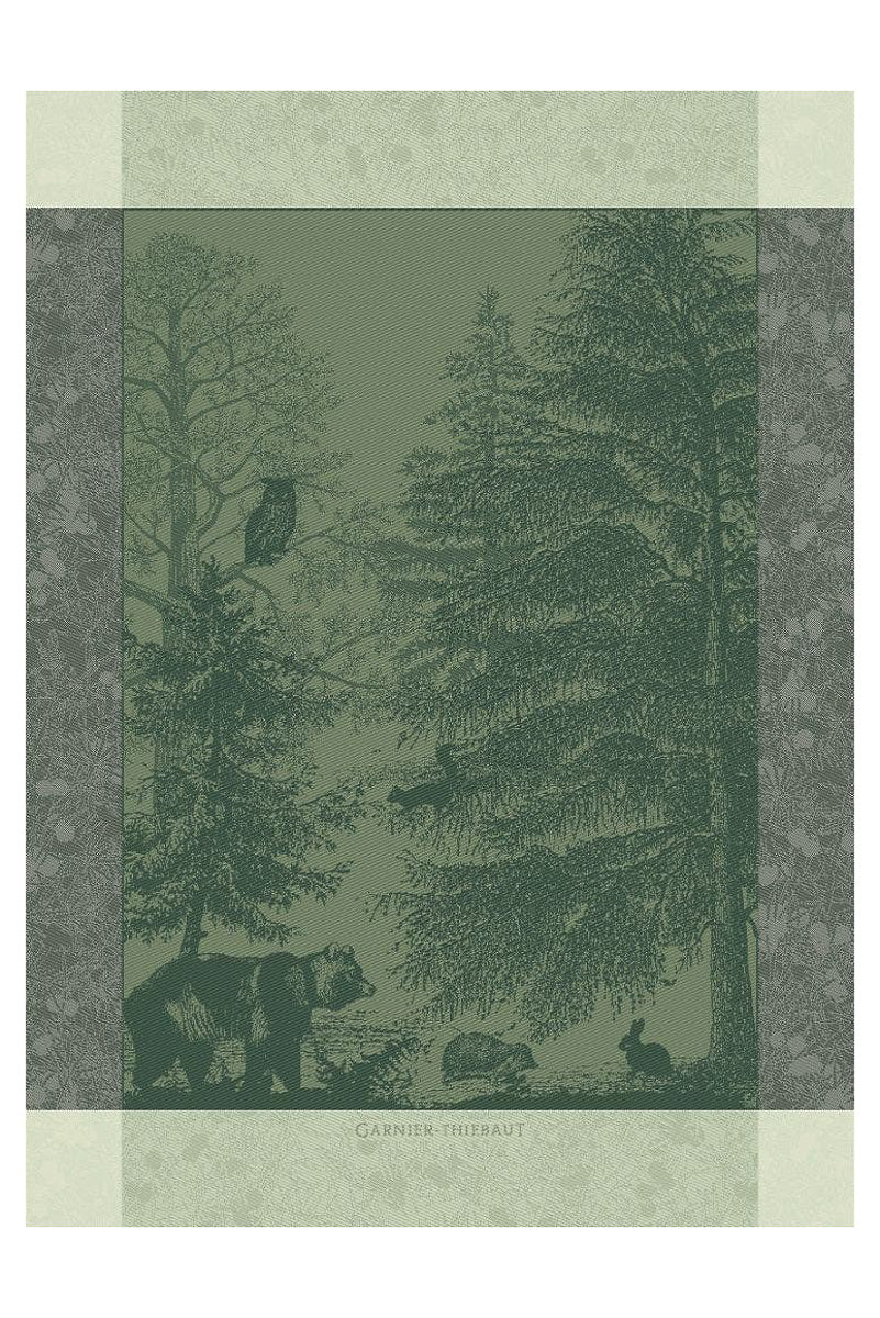 Garnier-Thiebaut Animaux De La Foret Sapin Kitchen Towel