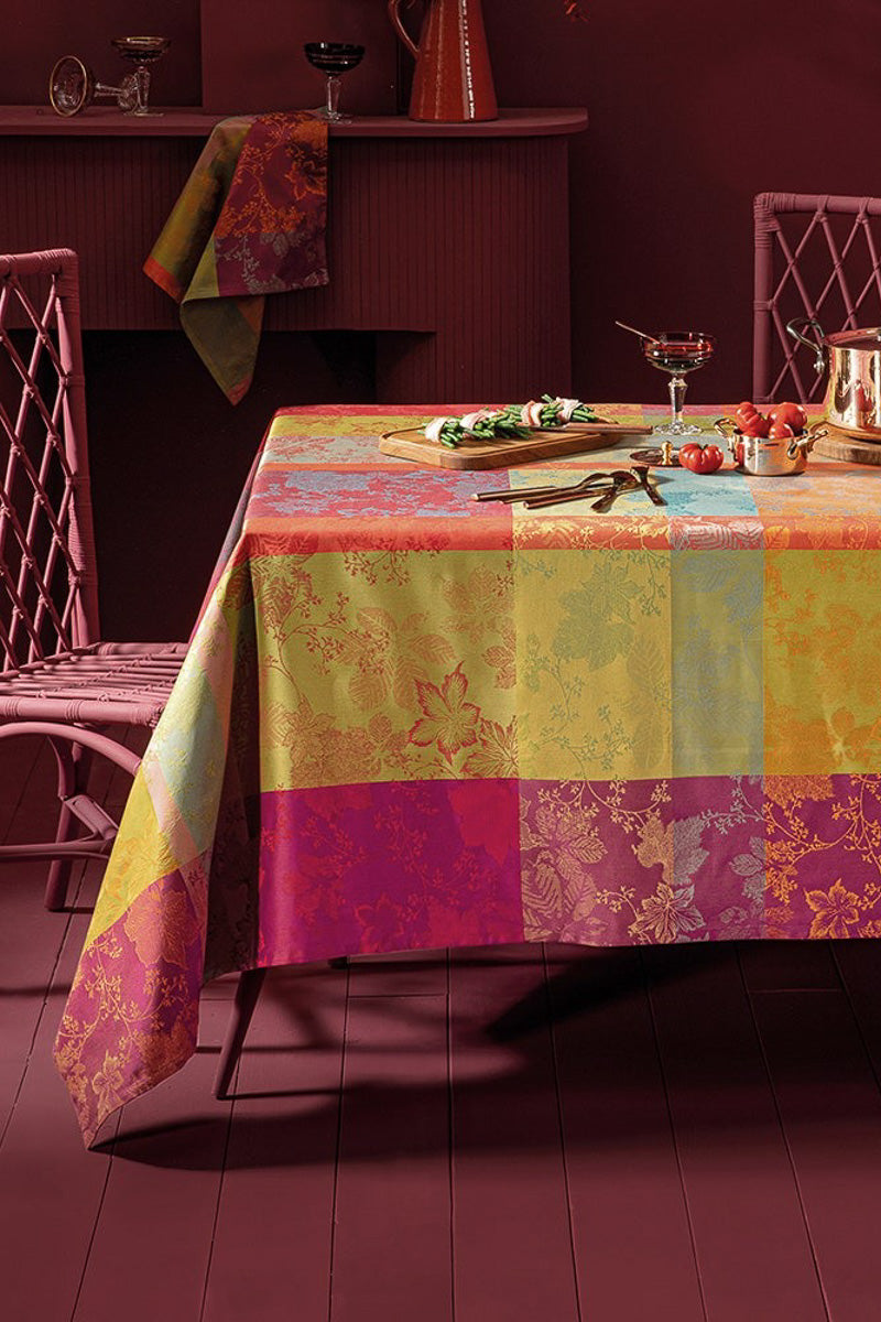 Garnier-Thiebaut Mille Sous Bois Coated Tablecloth Automne