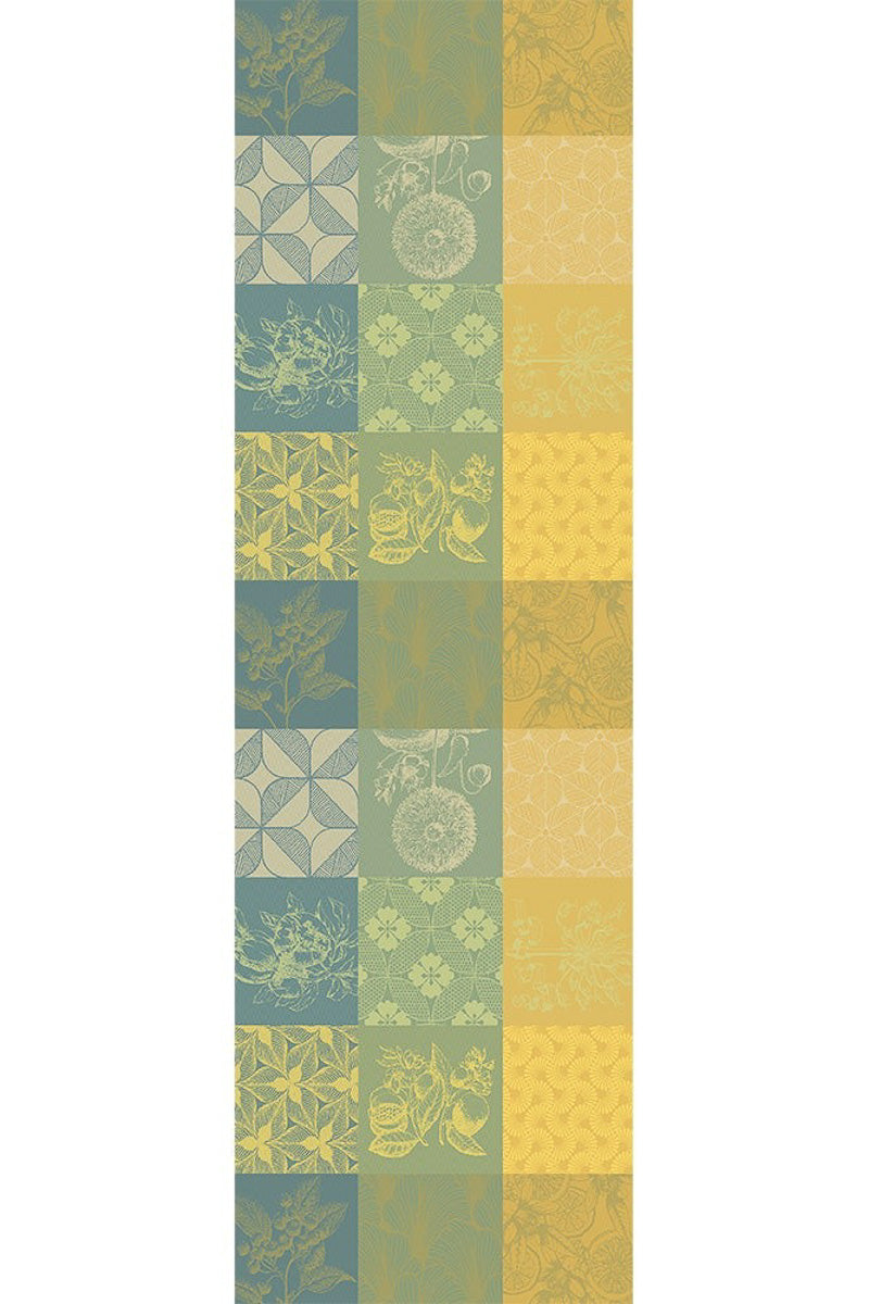 Garnier-Thiebaut Mille Parfums Runner 22"x71" Limoni