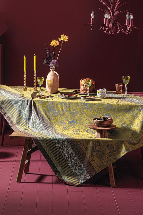 Garnier-Thiebault Mille Vergers Tablecloth Mordore 61"x61"