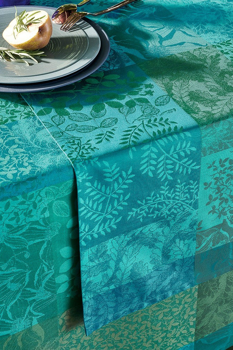 Garnier-Thiebaut Mille Rameaux Runner 22"x71" Emeraude