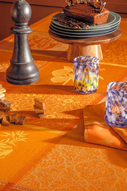 Garnier-Thiebaut Mille Tutti Frutti Tablecloth Ocre 71"x71"