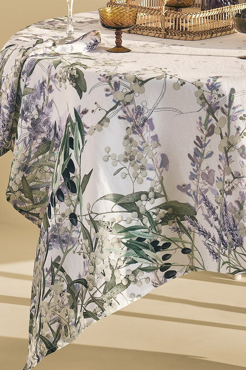 Garnier-Thiebaut Perfum De Lavande Tablecloth 61"x102" Mauve