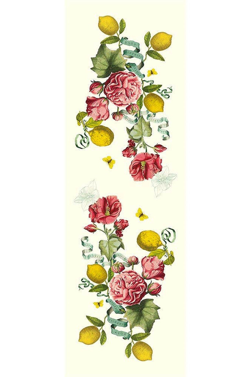 Garnier-Thiebaut Citrons De Menton Runner 20"x61" Romance