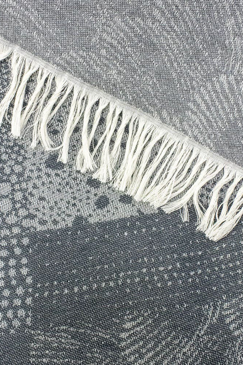 Garnier-Thiebaut Mille Matieres Throw 51"x67" Smoke