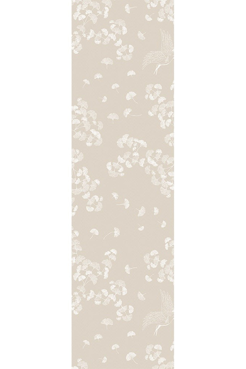 Garnier-Thiebaut Mille Ginkos Tablecloth 22"x71" Naturel