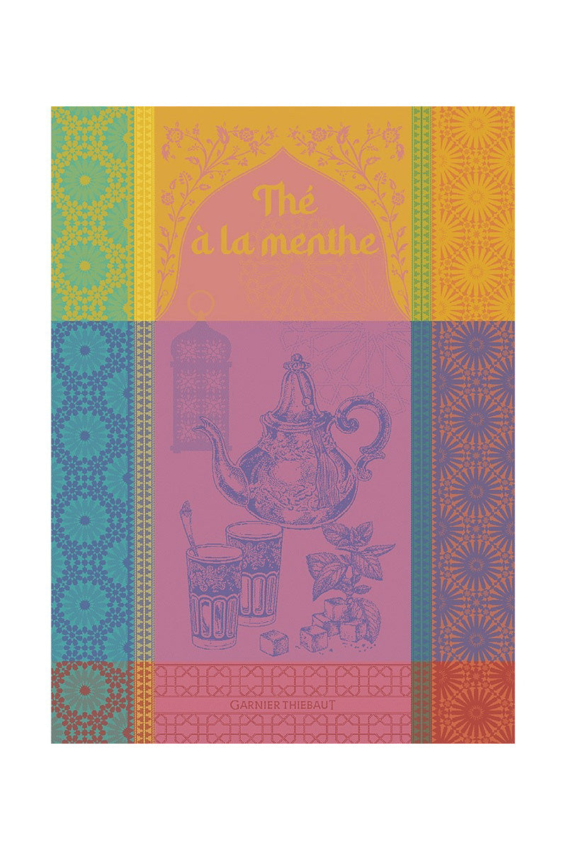 Garnier-Thiebaut The Menthe Rose Kitchen Towel