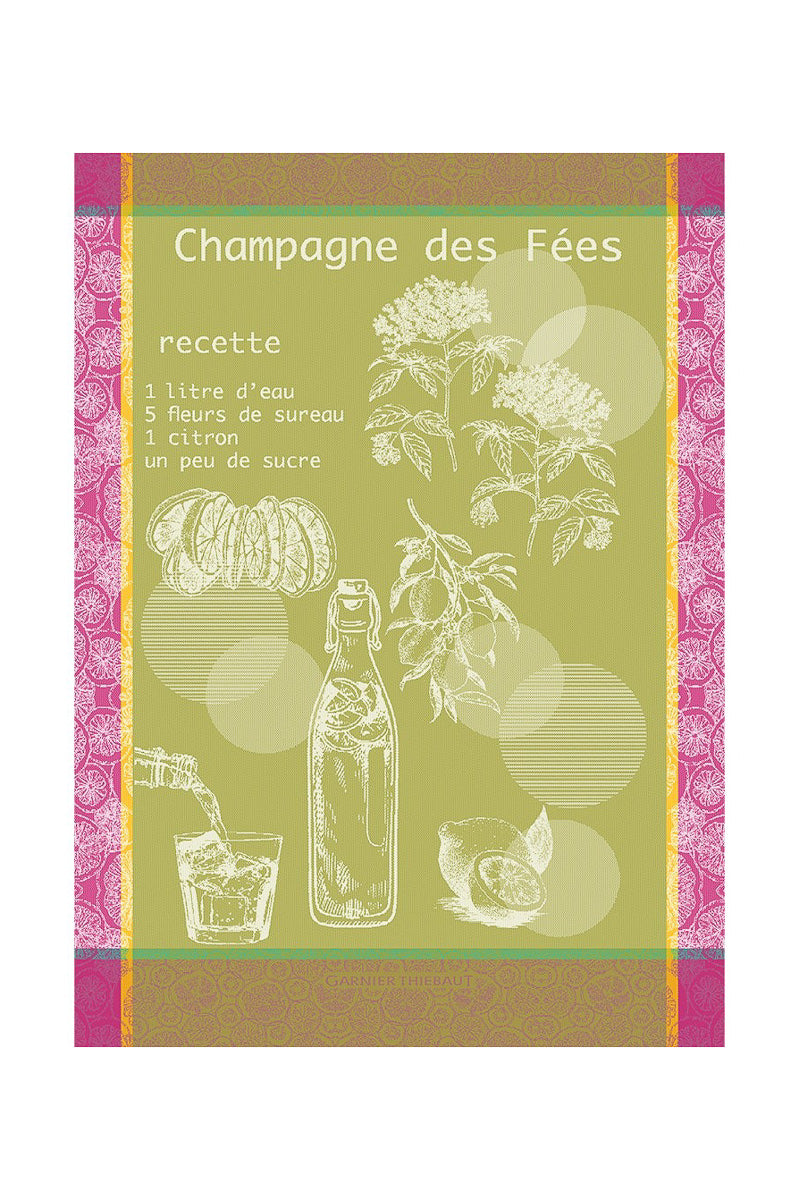Garnier-Thiebaut Champagne Des Fees Mousse Kitchen Towel