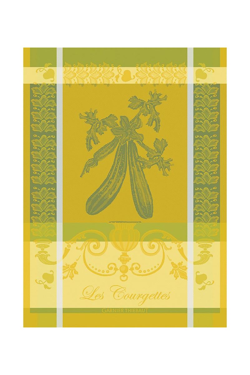 Garnier-Thiebaut Les Courgettes Jonquille Kitchen Towel