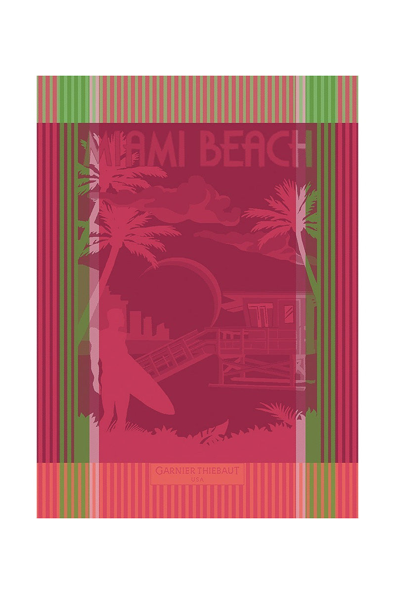 Garnier-Thiebaut City Miami Beach Kitchen Towel