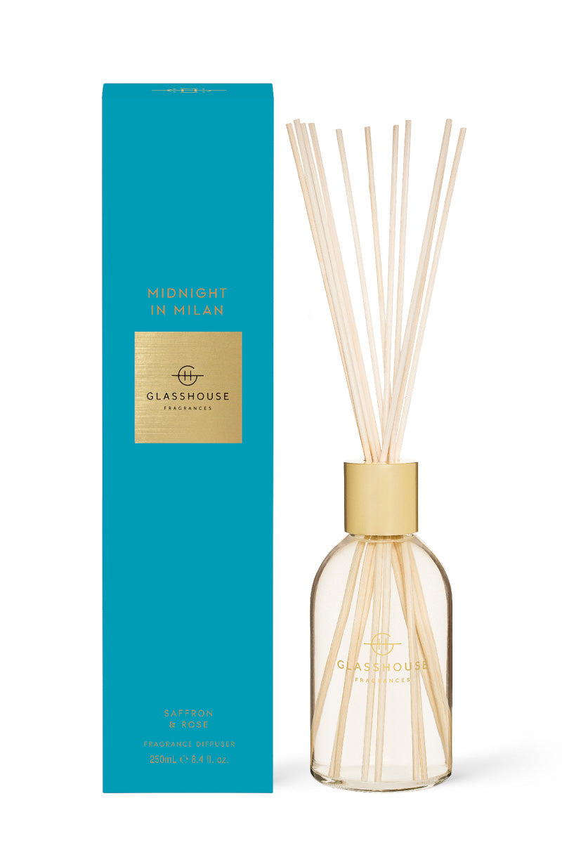 Glasshouse Fragrances Midnight In Milan Diffuser 8.4 oz