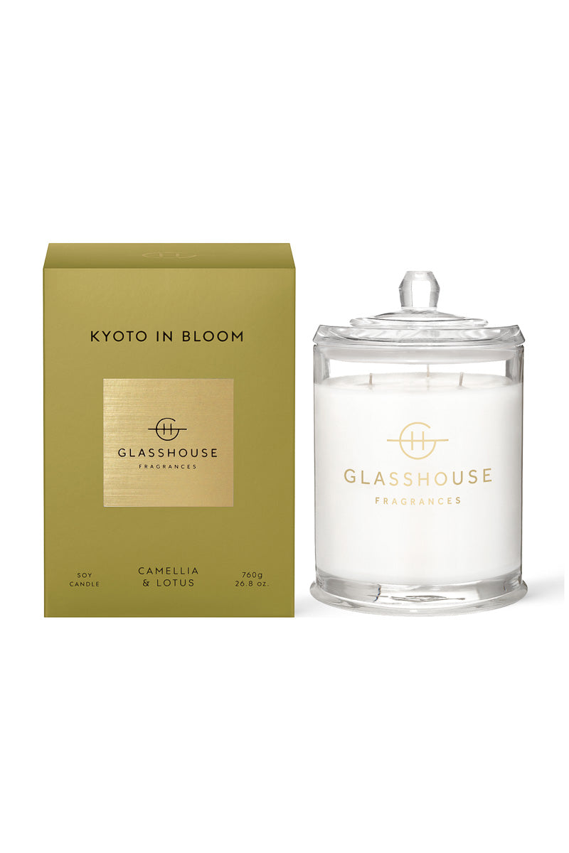 Glasshouse Fragrances Kyoto In Bloom Candle 26.8 oz