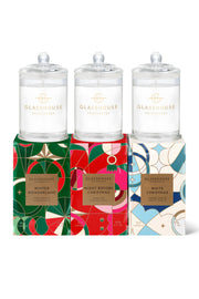 Glasshouse Fragrances Christmas Candle Trio 2.1 oz