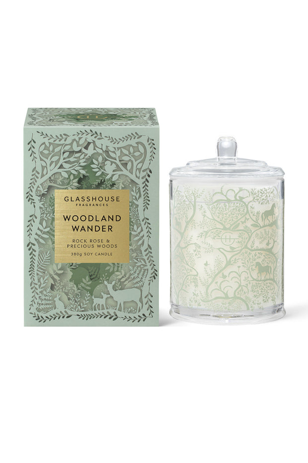 Glasshouse Fragrances Woodland Wander Candle 13.4 oz