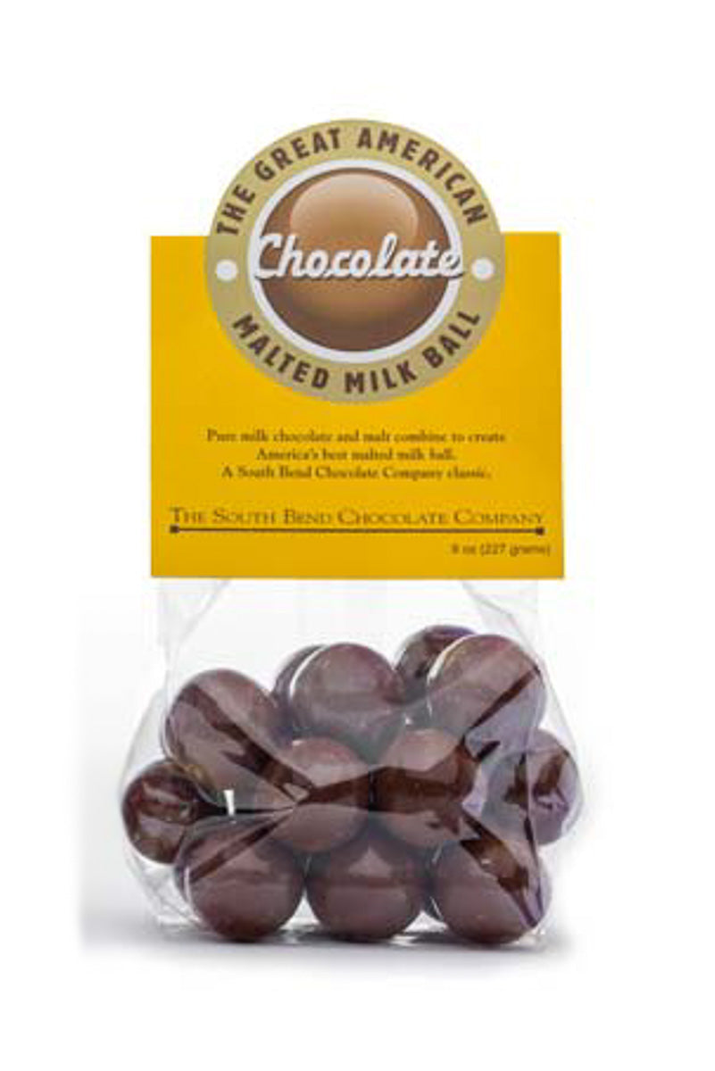 South Bend Chocolate Company Milk Chocolate Malt Balls 8 oz