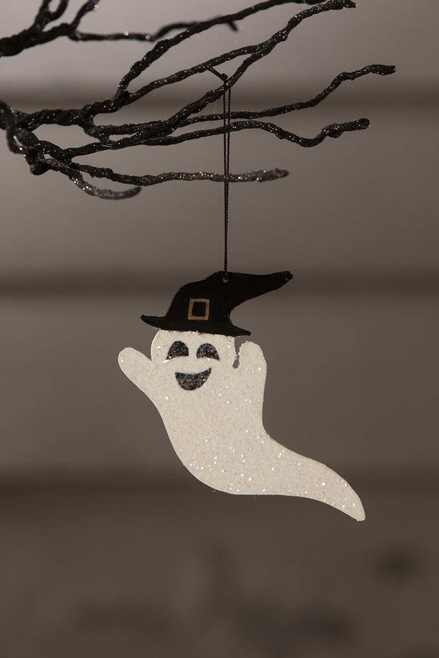 Bethany Lowe Tin Ghosties Witch Ornament