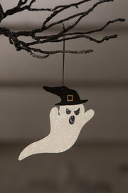 Bethany Lowe Tin Ghosties Witch Ornament