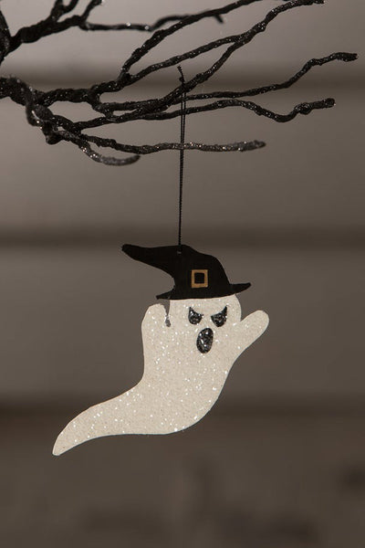 Bethany Lowe Tin Ghosties Witch Ornament