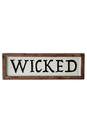 "Wicked" Wall Sign