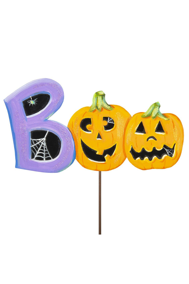 Round Top Jack O Lantern BOO Stake