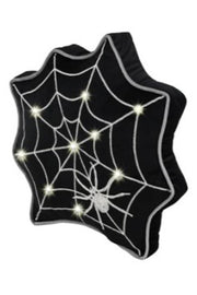 Light up Spider Web Pillow