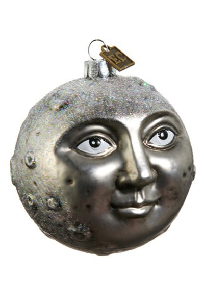 Man in the Moon Ball Ornament 3.25"