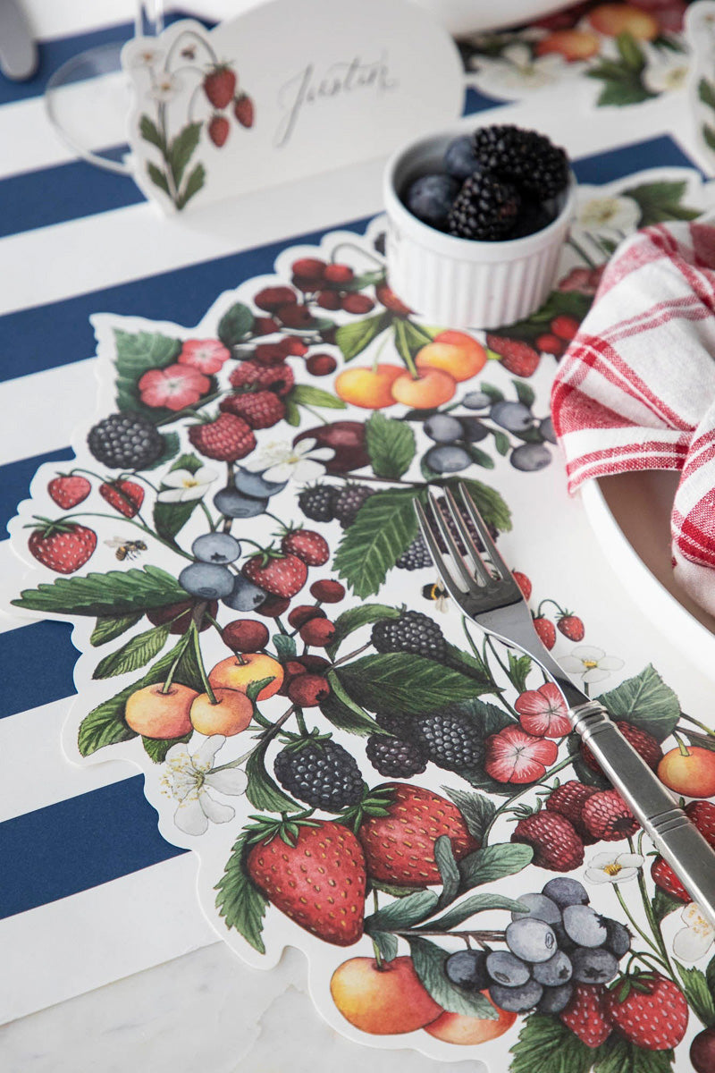 Hester & Cook Wild Berry Placemat 24 sheets