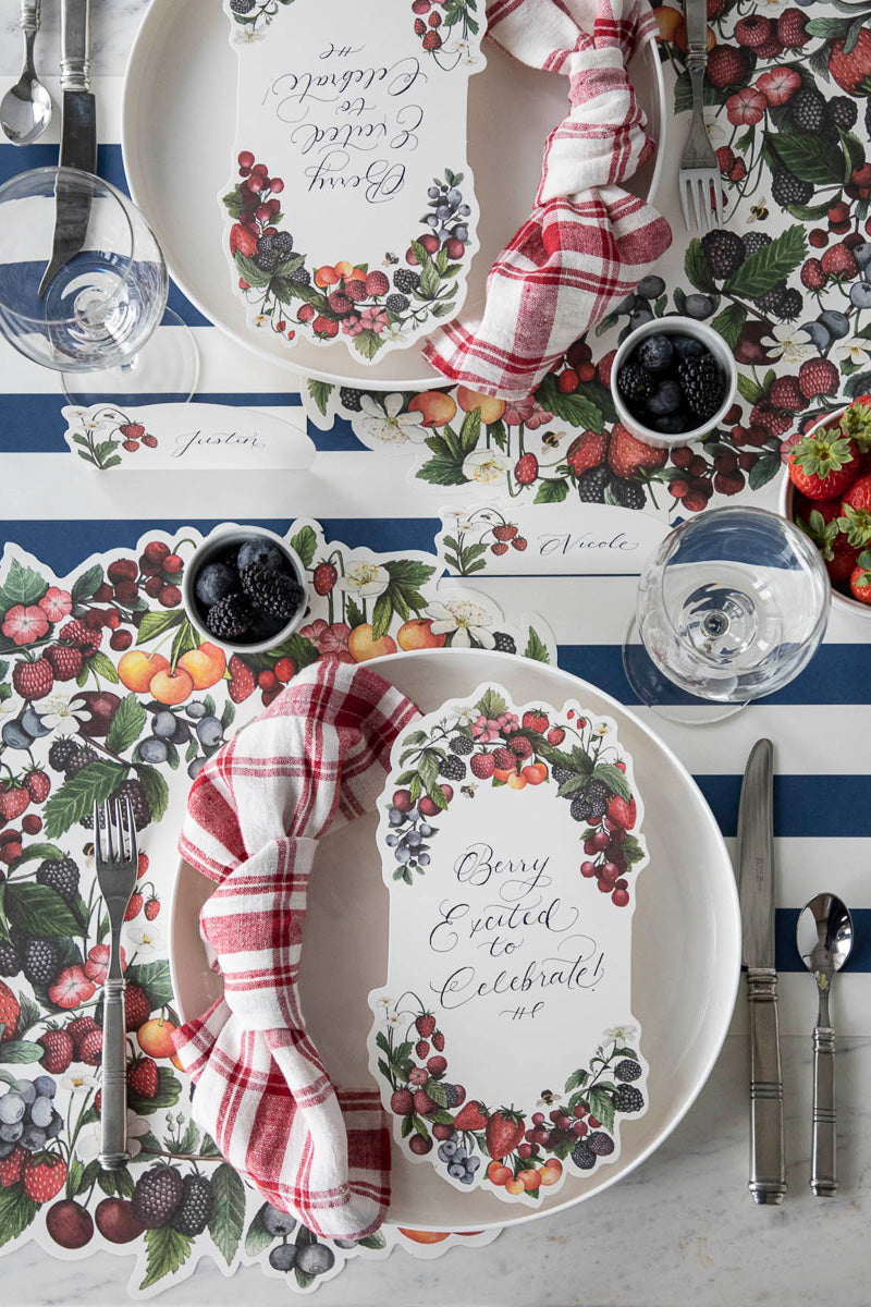 Hester & Cook Berry Bramble Table Card 12 pack