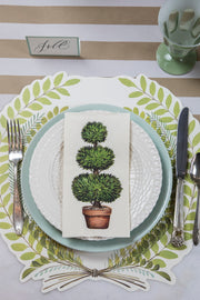 Hester & Cook Scalloped Seedling Placemat 12 sheets