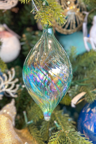 Glass Drop Ornaments Assorted