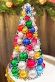 Multicolored Ball Ornament Tree Medium