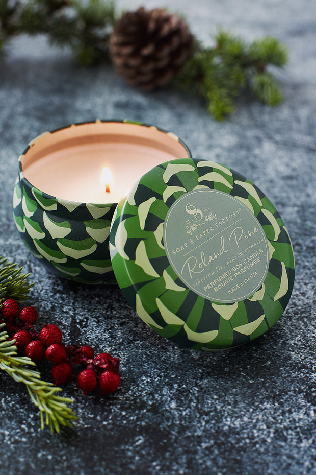 Roland Pine Soy Candle Small Tin