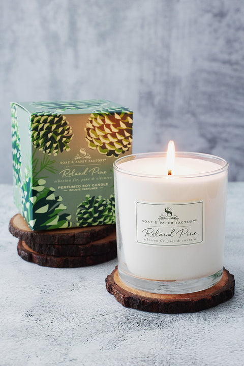 CANDLE, SOY ROLAND PINE 5OZ MD