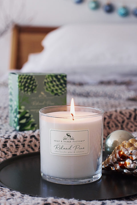 CANDLE, SOY ROLAND PINE 5OZ MD