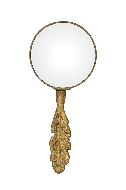 MAGNIFYING GLASS PEWTER 8.25"